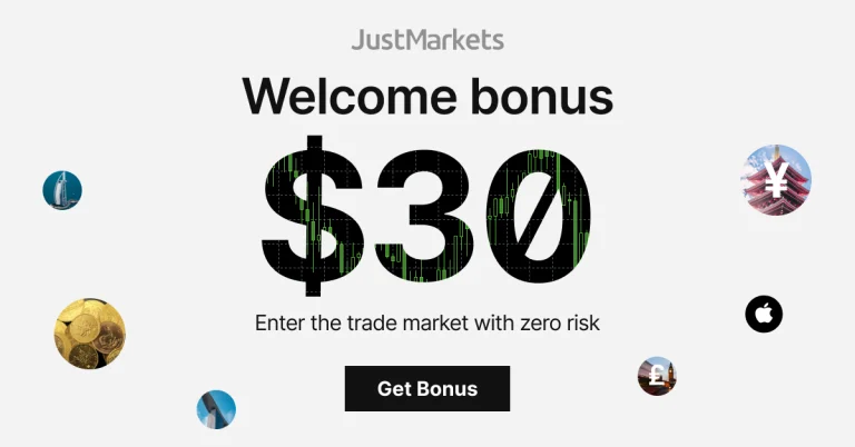 JustMarkets Offers a $30 Welcome Bonus to New Traders