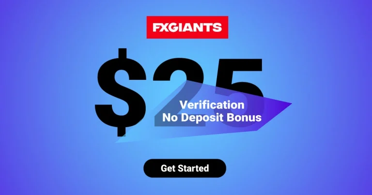Verification No Deposit Bonus $25 from Fxgiants
