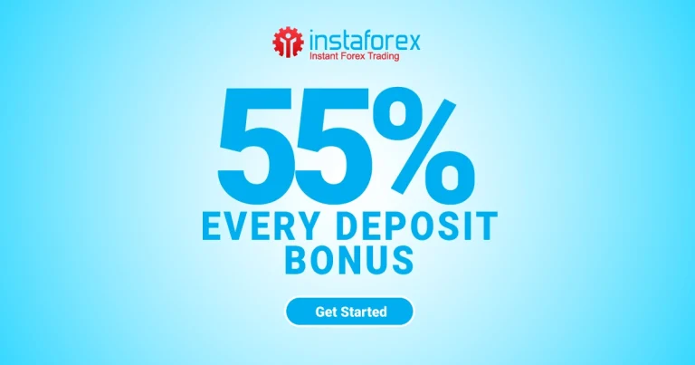 Welcome Trading Deposit Bonus of 55% at InstaForex 3 Welcome Trading Deposit Bonus of 55% at InstaForex