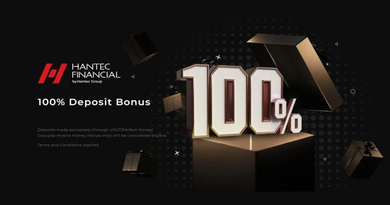 Forex Bonus Campaign by Hantec Financial offers a 100%