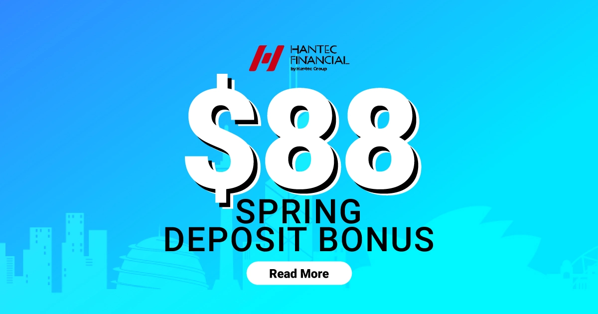 Forex Trading Spring Bonus with $88 from Hantec Financial
