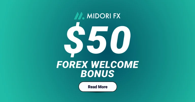 Welcome No Deposit Forex Bonus of $50 by MidoriFX