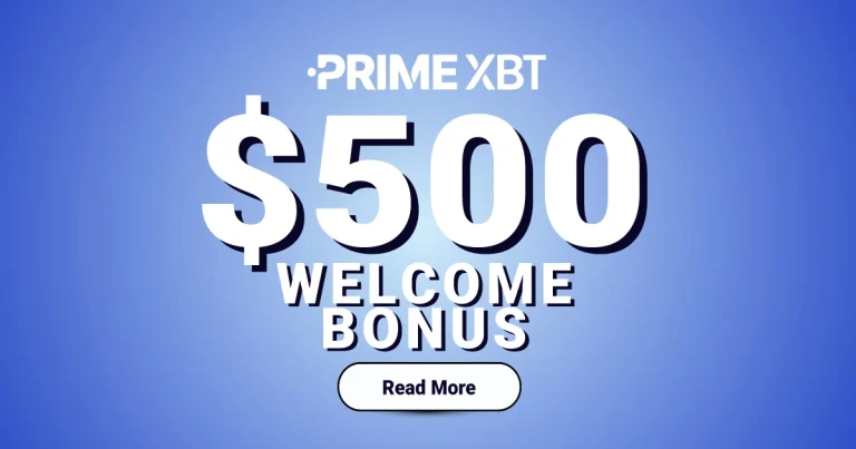 Welcome Risk Free Trading Bonus of $500 at PrimeXBT