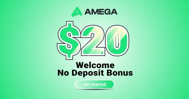 Claim Forex Trading $20 Welcome No Deposit Bonus Amega