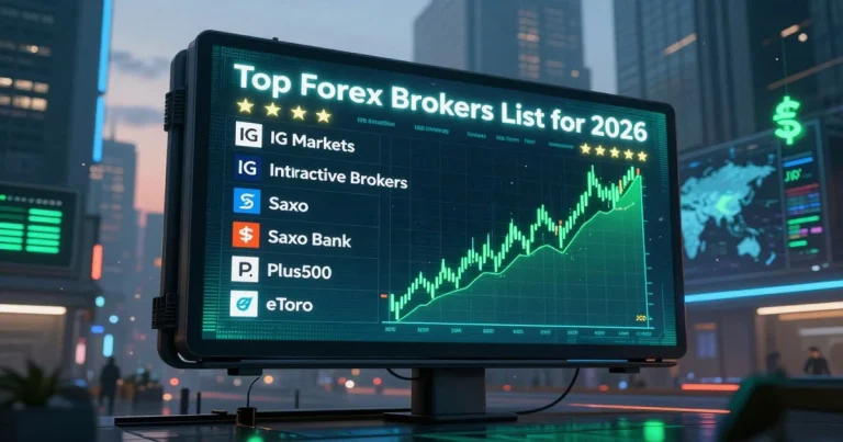 Top Forex Brokers List for 2026 to see trusted picks