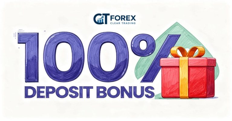 Start with CTForex and claim a 100% First Deposit Bonus