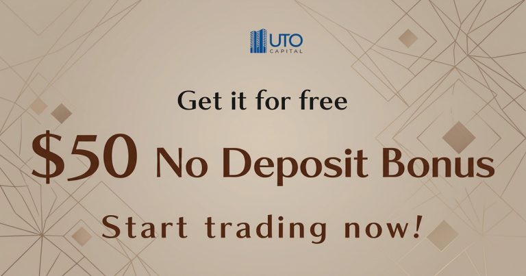UTO Capital $50 No Deposit Free Bonus for Forex Traders
